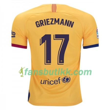 Fotballdrakt FC Barcelona Antoine Griezmann 17 Bortetrøye 2019-2020 Kortermet